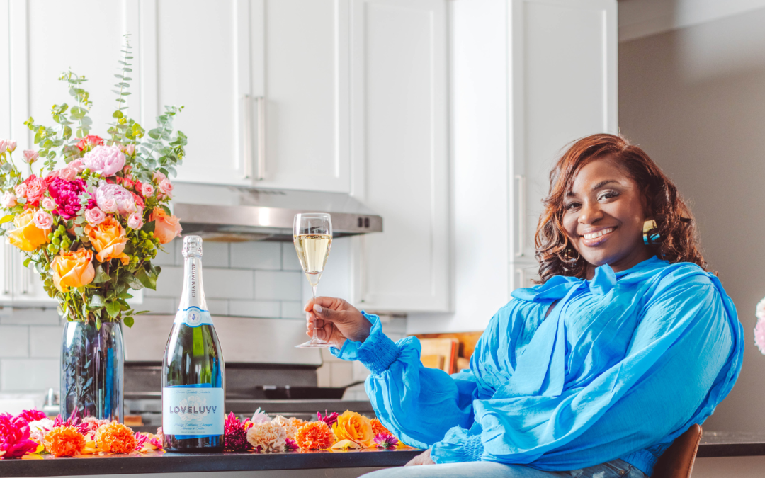 Chicago’s Samantha Danielle Dockery is the Black Woman Behind LOVELUVV™, Sparkling Wine and Champagne brand that Celebrates Love and Fuels Impact
